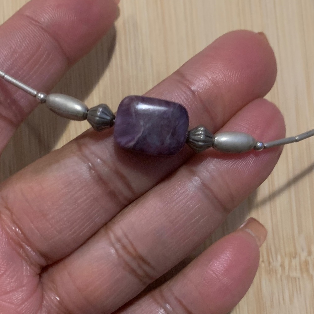 Amethyst Necklace unisex